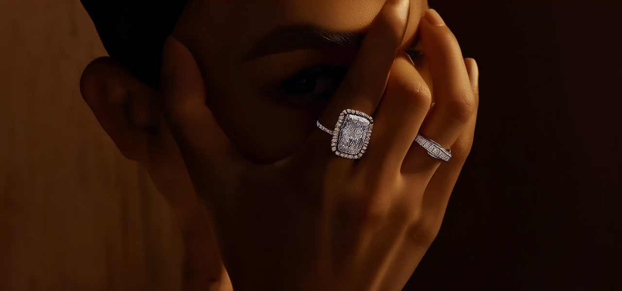 带黄金戒指的图片